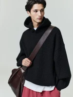 ESSENTIALS Heavy Waffle 90s Hoodie