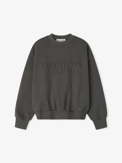 ESSENTIALS Embossed Classic Crewneck Sweatshirts