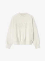 ESSENTIALS Embossed Classic Crewneck Sweatshirt