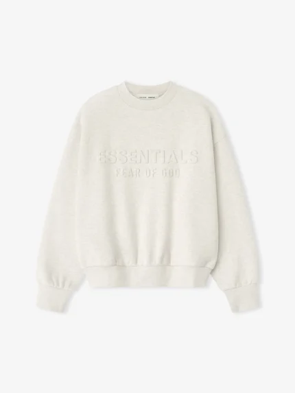 ESSENTIALS Embossed Classic Crewneck Sweatshirt