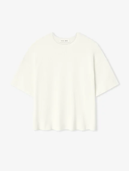 ESSENTIALS Waffle Short Sleeve Sweater