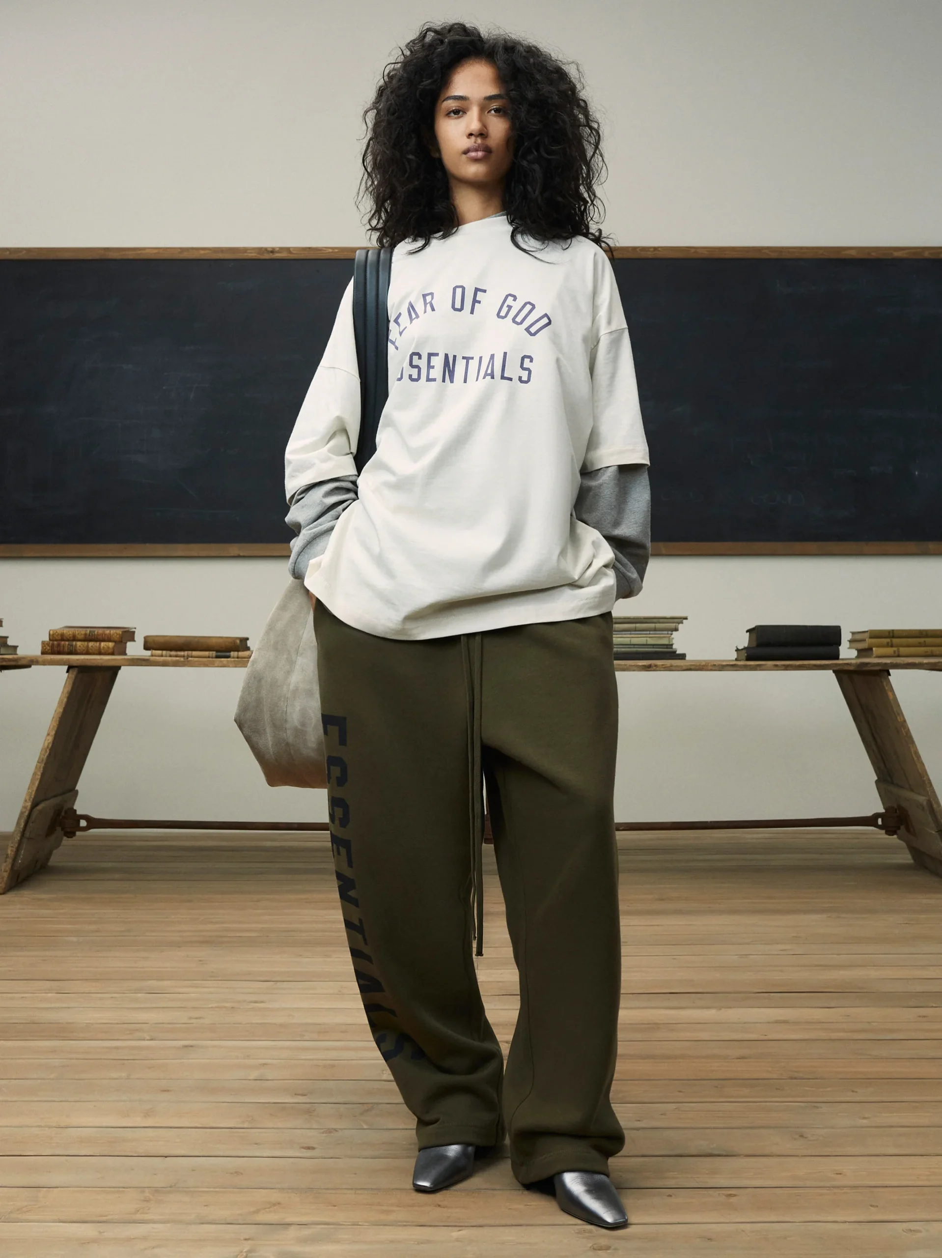 ESSENTIALS Jersey Crewneck Tee