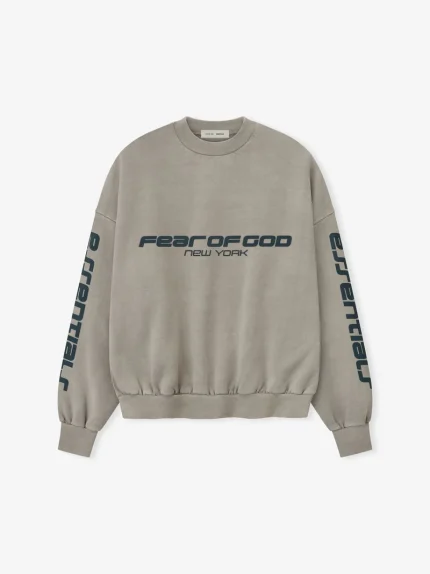 ESSENTIALS Heavy Fleece Cropped Relaxed Sweatshirt